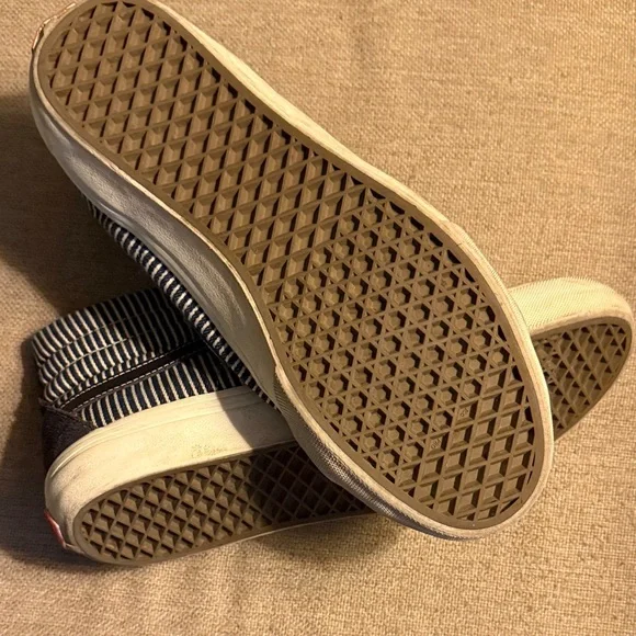 Vans Blue reissue Parisian night sk8-hi High-Top Sneakers Vault, Rare, size 12 - Picture 3 of 12